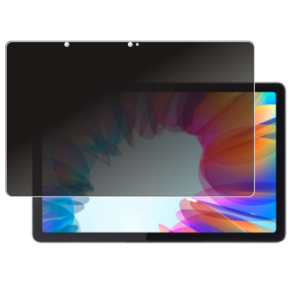 【2枚セット】Lenovo Tab M10a 5G LET02 10.6インチ 用 [10] 4way のぞき見防止 プライバシー保護 液晶 保護 フィルム ★ レノボ タブ エムテンエー ファイブジー エルイーティーゼロニ