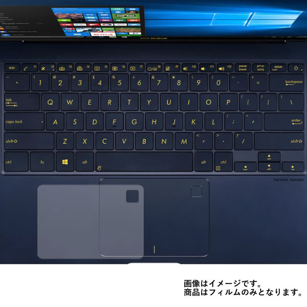 Asus ZenBook 3 Deluxe UX3490UAR 2017年9月モデル 用【 マット 反射低減 】 タッチパッド 専用保護フィルム ★ タッチパッド スライドパッド トラックパッド 1