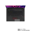 Asus ROG Strix Scar 15 G532LWS 2020年7/8月モデル 用【 マット 梨地 】 タッチパッド 専用 保護フィルム ★ タッチパッド スライドパッド トラックパッド