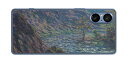 Sony Xperia 5 V用 プリント 背面 保護 フィルム 日本製 名画シリーズ クロード・モネ (Claude Monet) 小クルーズ川