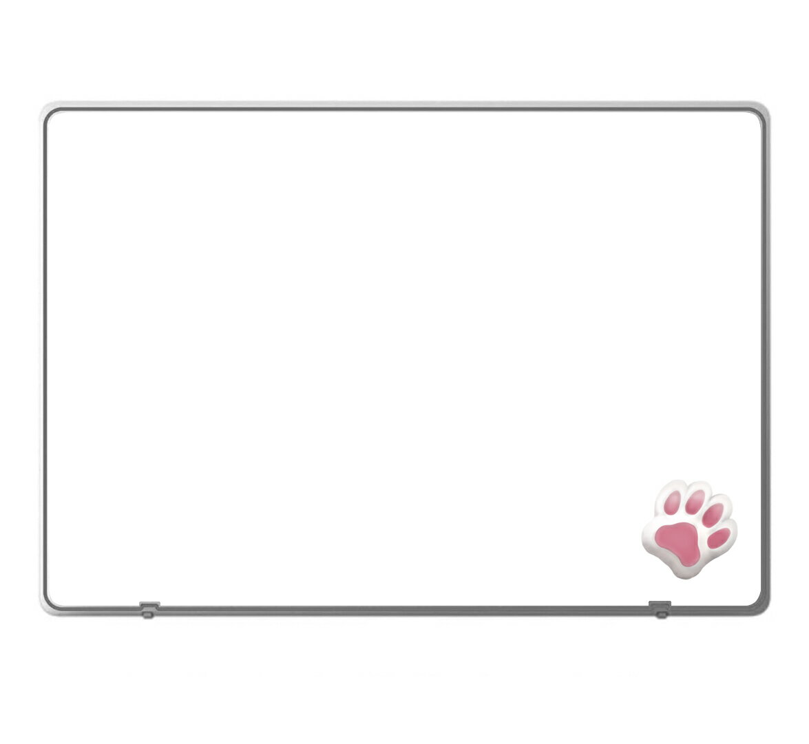 [Fujitsu LIFEBOOK CH75/G3 CH90/G3 WC1/G3 2022年11月モデル 13.3インチ用 肉球 天板フィルム なんちゃって ぷくぷく ホワイト/ピンク] SPACECOOL(r)フィルム使用 （ノートパソコン熱中症予防 ※屋外利用時）