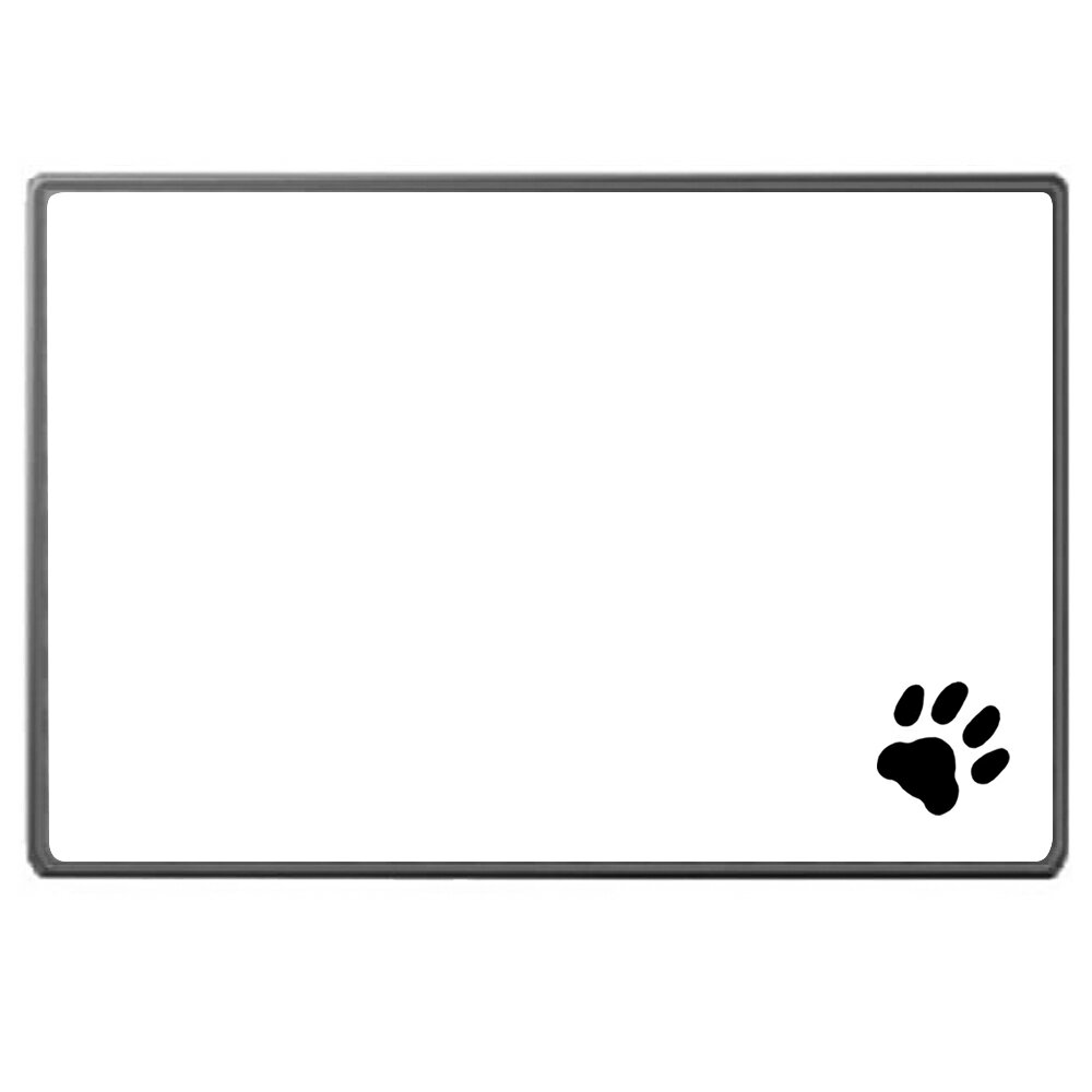 [Asus E210MA 2020年8/9月モデル 11.6インチ用 肉球 天板フィルム ワンポイント ブラック] SPACECOOL(r)フィルム使用 （ノートパソコン熱中症予防 ※屋外利用時）