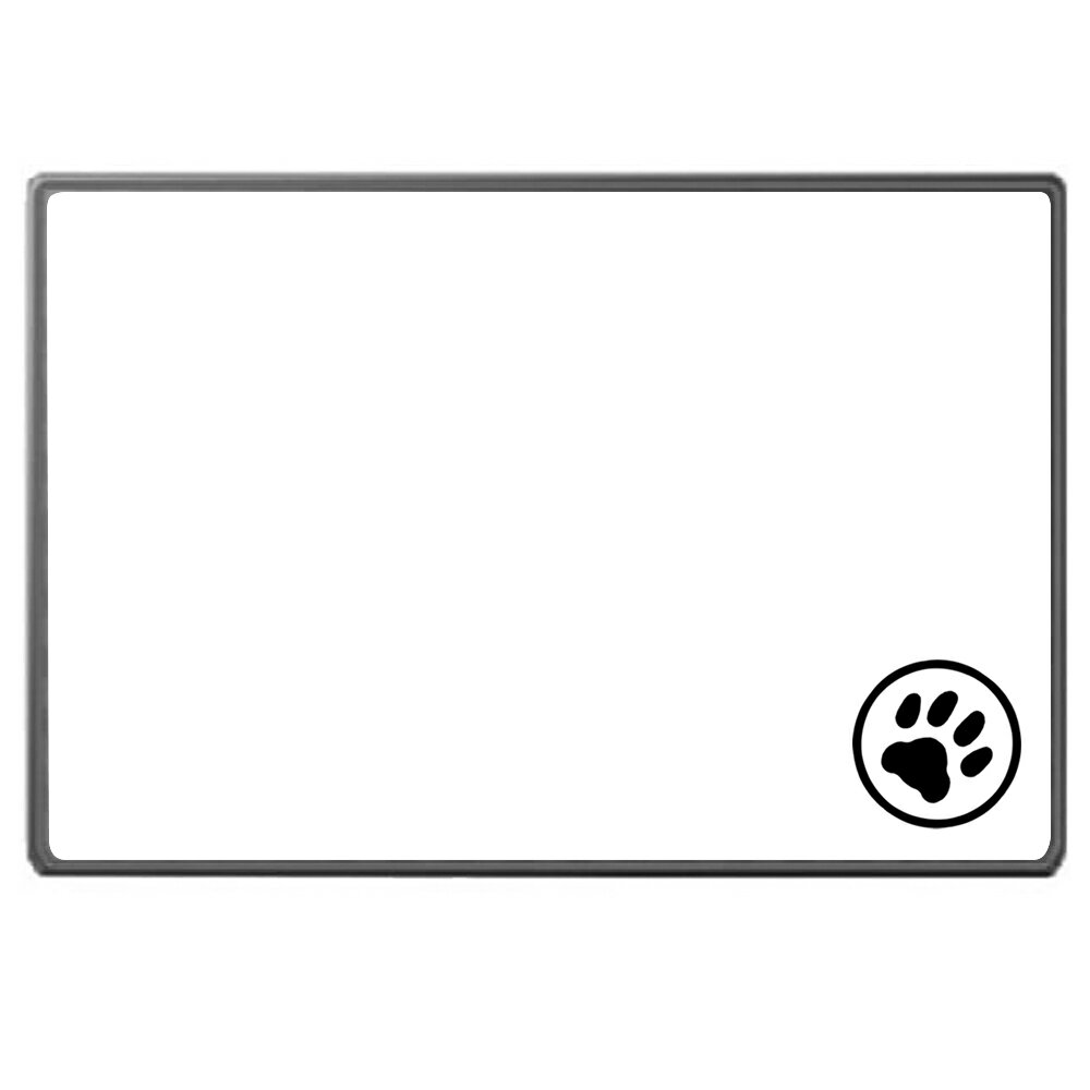 [Asus E210MA 2020年8/9月モデル 11.6インチ用 肉球 天板フィルム ワンポイント 丸 ブラック] SPACECOOL(r)フィルム使用 （ノートパソコン熱中症予防 ※屋外利用時）