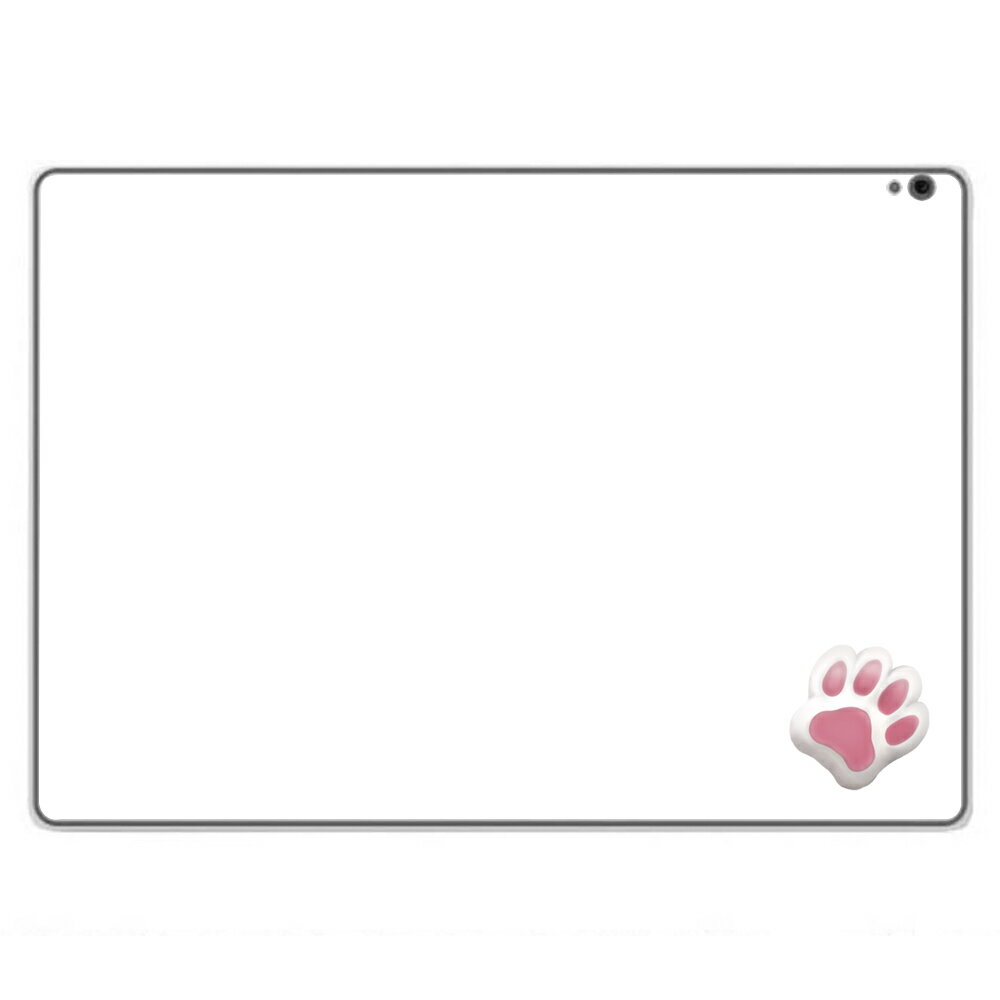 [ClearView Microsoft Surface Book 3 13.5インチ用 肉球 天板フィルム なんちゃって ぷくぷく ホワイト/ピンク] SPACECOOL(r)フィルム使用 （ノートパソコン熱中症予防 ※屋外利用時）