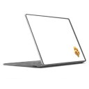 楽天モバイルマスター[Microsoft Surface Laptop 4 / Laptop 3 13.5インチ用 肉球 天板フィルム なんちゃって ぷくぷく イエロー/ブラウン] SPACECOOL（r）フィルム使用 （ノートパソコン熱中症予防 ※屋外利用時）