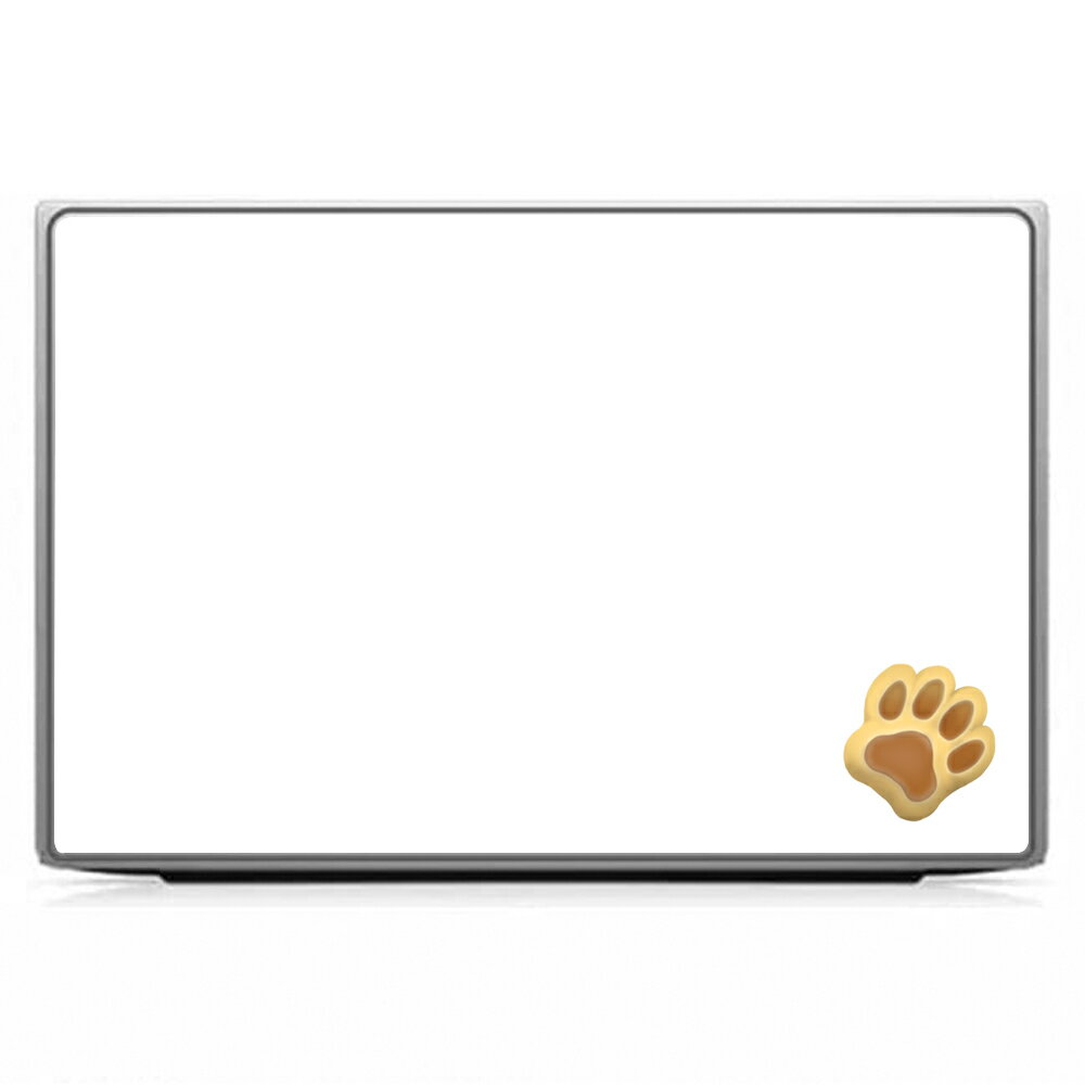 [ClearView Dell XPS 13 9305 2021年モデル 13.3インチ用 肉球 天板フィルム なんちゃって ぷくぷく イエロー/ブラウン] SPACECOOL(r)フィルム使用 （ノートパソコン熱中症予防 ※屋外利用時）