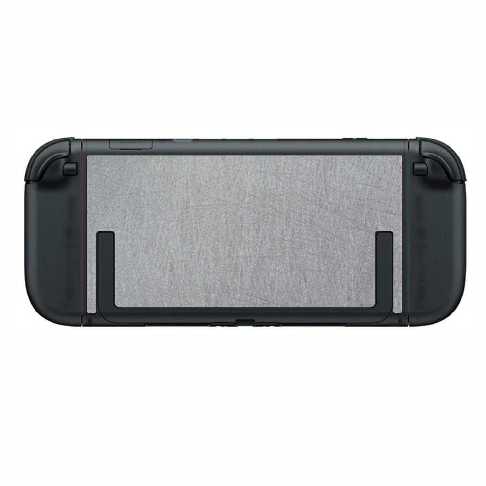 【スーパーSALE 10%OFF】Nintendo Switch 2対応 スキンシール 背面 保護 シート フィルム 傷防止 日本製 [シルバー/ランダムライン メタル調]