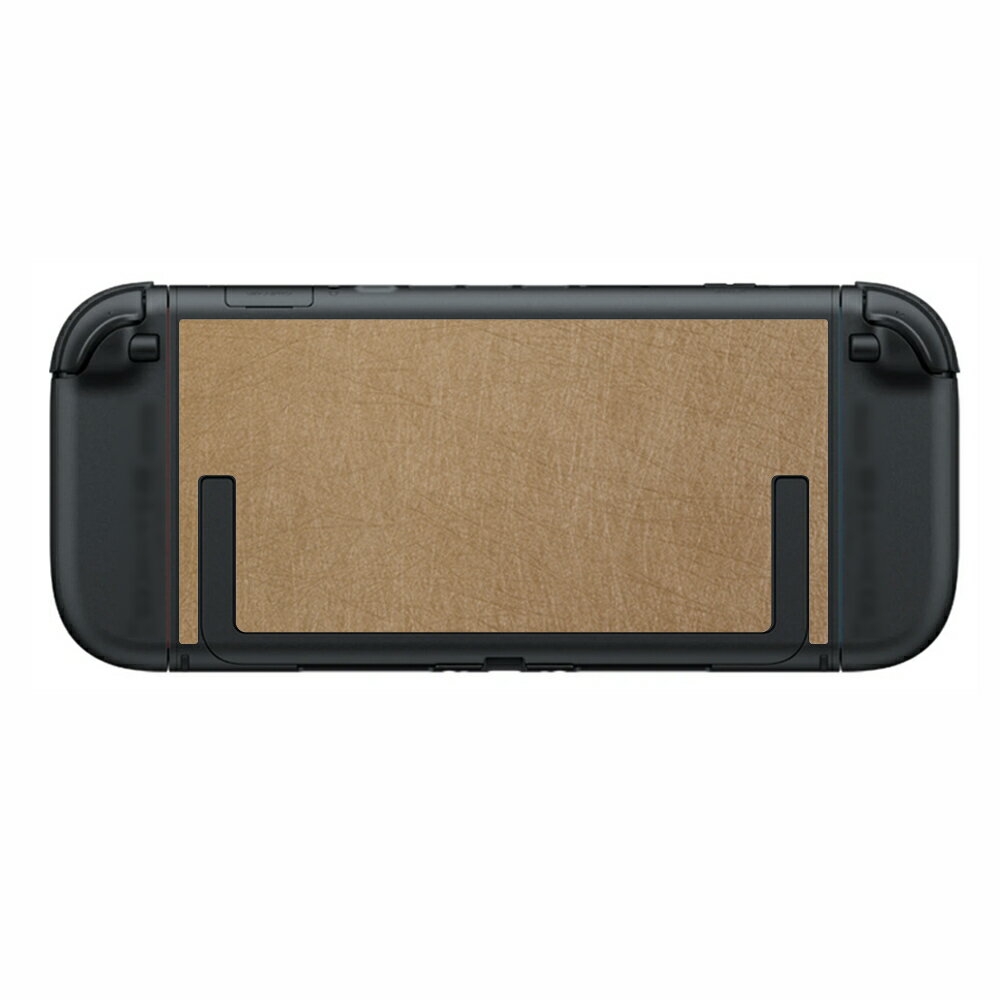 【スーパーSALE 10%OFF】Nintendo Switch 2対応 スキンシール 背面 保護 シート フィルム 傷防止 日本製 [ゴールド/ランダムライン メタル調]