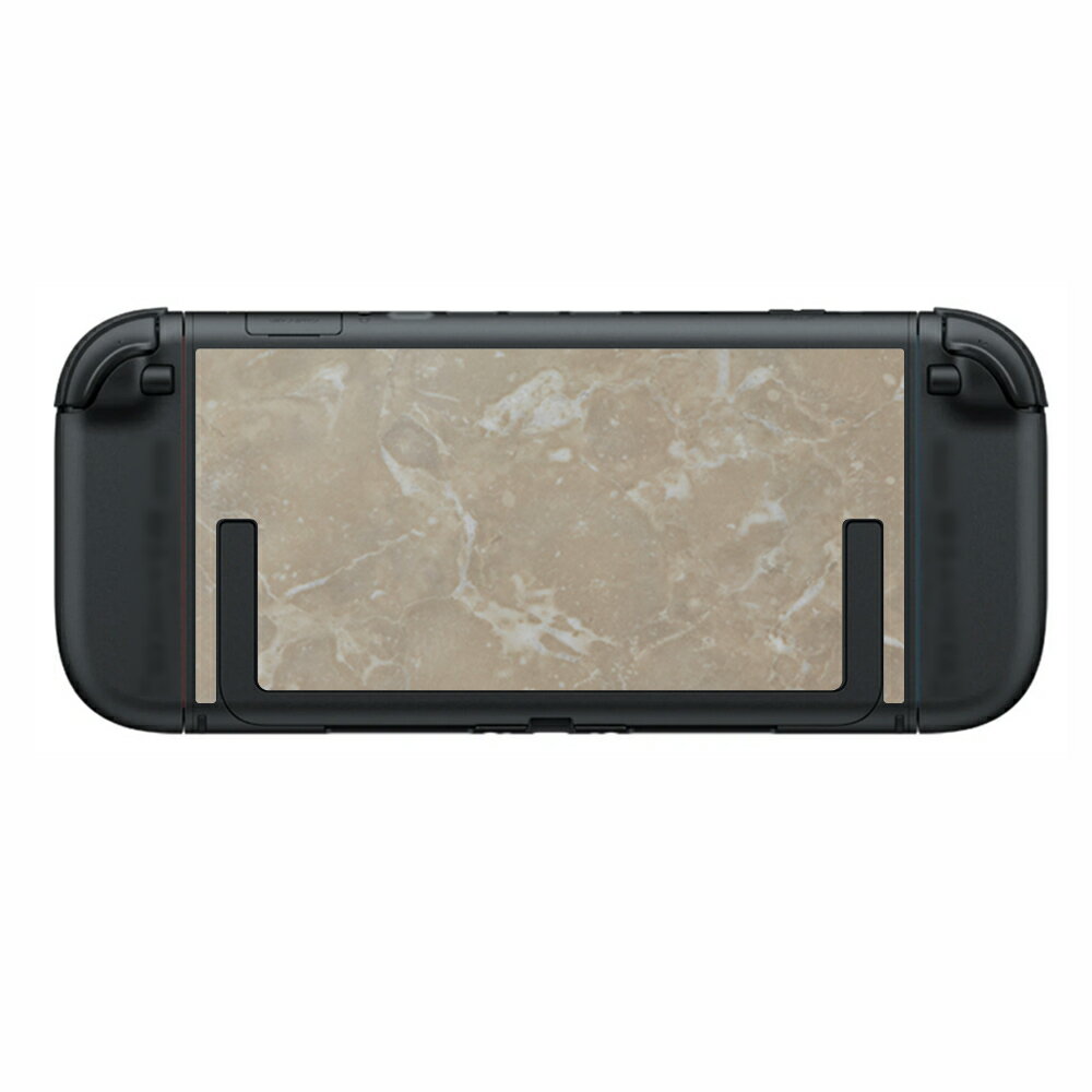 【スーパーSALE 10%OFF】Nintendo Switch 2対応 スキンシール 背面 保護 シート フィルム 傷防止 日本製 [マーブル ストーン調]