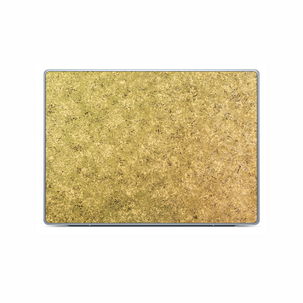 Dell 14 Plus 2025年モデル対応 スキンシール 天板 保護 シート フィルム 傷防止 日本製 [ゴールド 和..