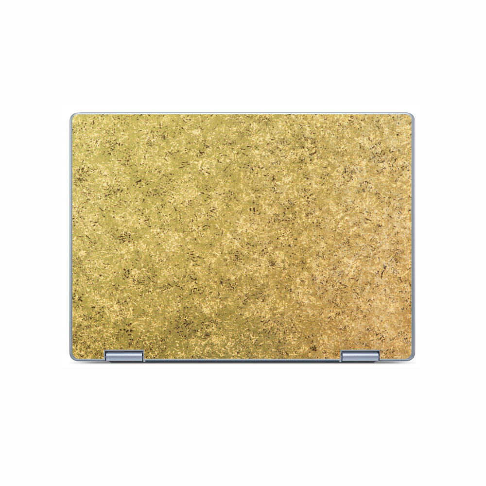 Dell 14 Plus 2in1 2025年モデル対応 スキンシール 天板 保護 シート フィルム 傷防止 日本製 [ゴール..