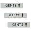 3祻åȡۡ GENTS+ԥȥ ۥȥѥ  ƥå [졼/ʸ ԥ ֥å] Ǻ 180mm x 40mm 0.08mm Ĺͳ ԥȥ ԥȥ 뼰 GENTS ȥޡ ɽ ȥ ޡ ȥ쥷