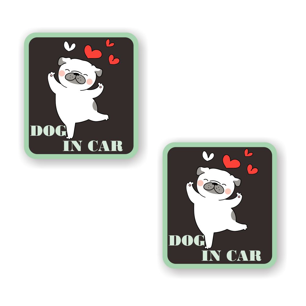 [2枚セット][DOGINCAR]...