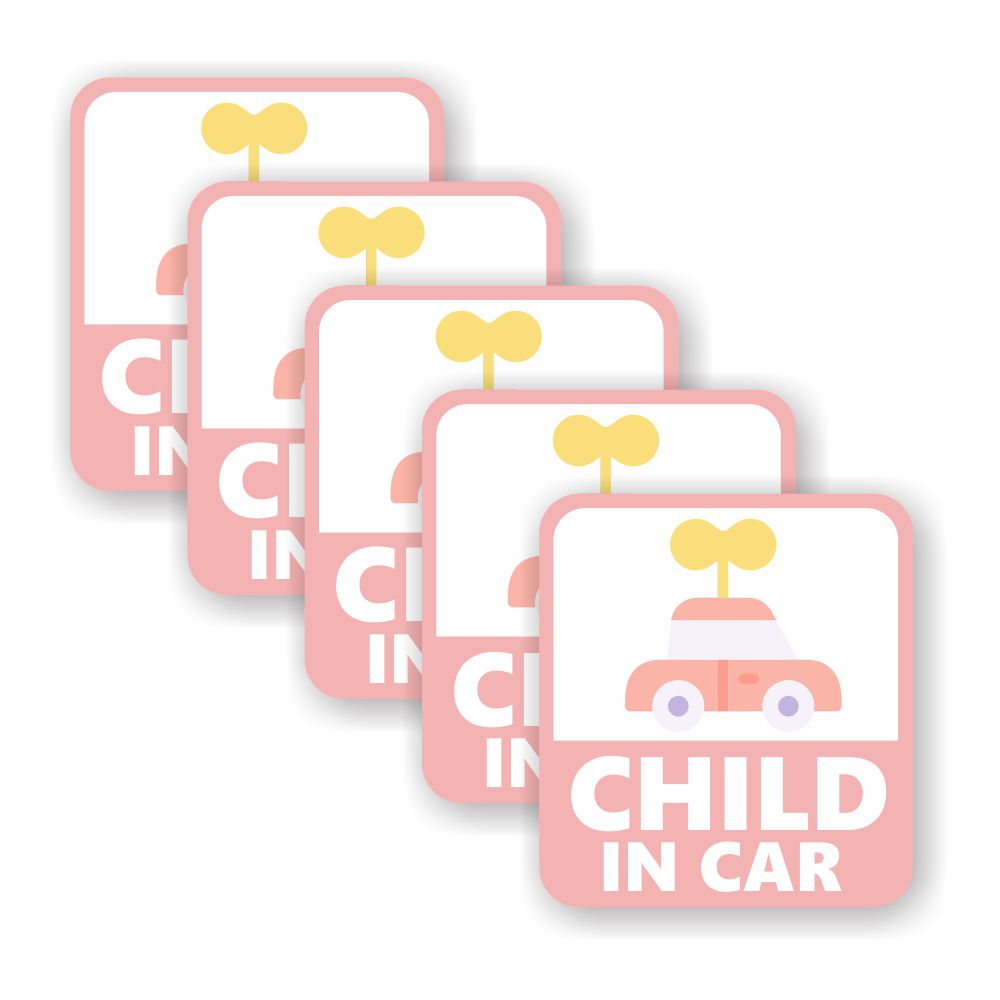 [5祻å][ CHILD IN CAR ]    ƥå Ǻ 95mm x 105mm 0.08mm ͳ 㥤ɥ󥫡 Child In Car ƥå  եƥƥå Ҷ äƤޤ ƥå  [֤Τ ԥ]