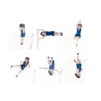 コップのフチに舞い降りた天使 コップのフチ子5(ファイブ) ネイビー ノーマル6種 制服:紺奇譚クラブ OL人形コレクションフィギュア