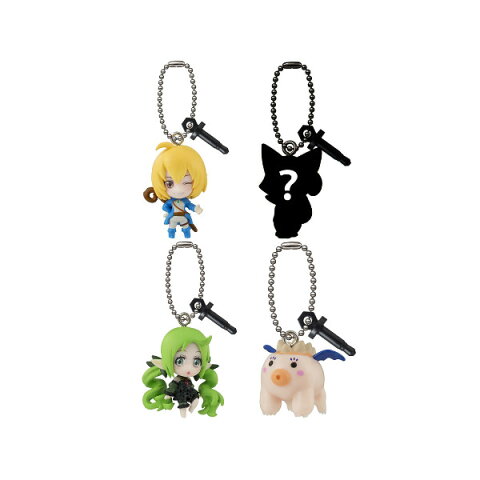 クイズRPG魔法使いと黒猫のウィズマスコットスイングよりシークレット入り4種バンダイRPGスマホアプリゲームソーシャルゲーム / ソシャゲガチャポン ガシャポン ガチャガチャ