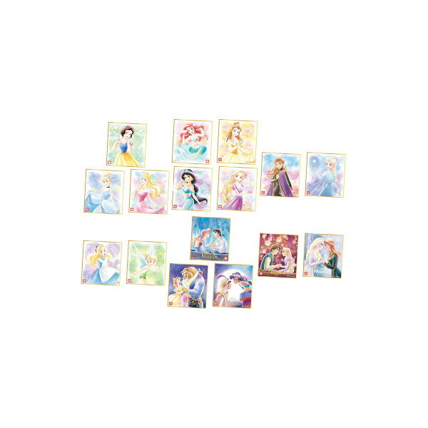 【送料無料】ディズニー　Disney色紙ART　全16種バンダイキャンディトイ　食玩