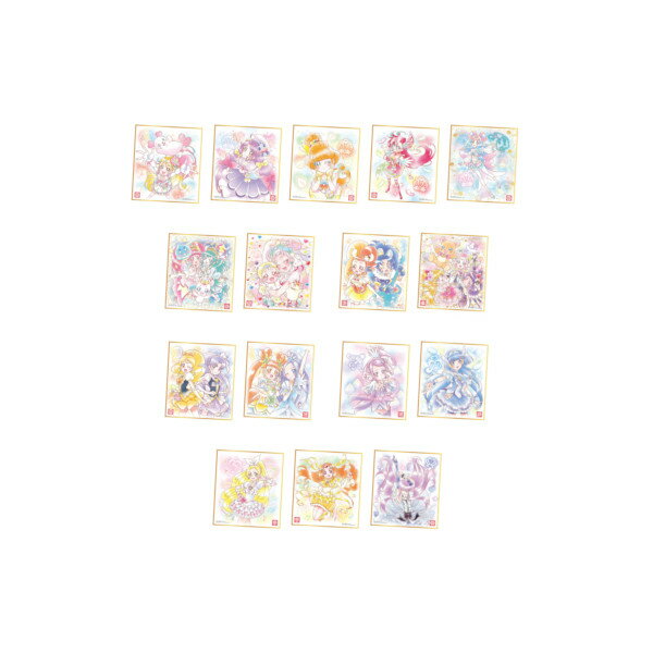 【送料無料】プリキュア色紙ART　パート5全16種バンダイキャンディトイ　食玩