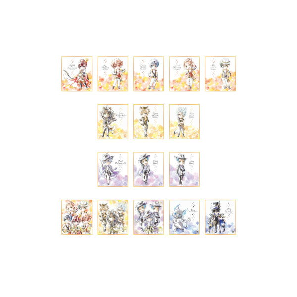 【送料無料】ディズニーツイステッドワンダーランド色紙ART　全16種バンダイキャンディトイ　食玩