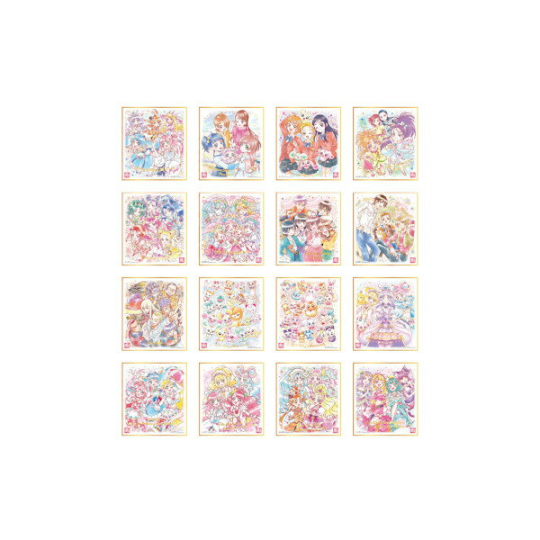 【送料無料】プリキュア色紙ART -20周年special-パート3　全16種バンダイキャンディトイ　食玩