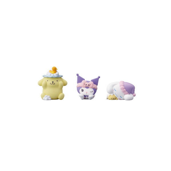 サンリオSANRIO CHARACTERS FRIENDSパート2　より　3種（ポムポムプリン/クロミ/シナモロール）バンダイキャンディトイ　食玩のサムネイル
