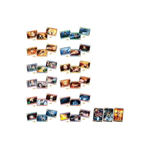 鬼滅の刃劇場版「鬼滅の刃」無限列車編名場面回顧カードチョコスナックパート3　全13種バンダイキャンディトイ　食玩