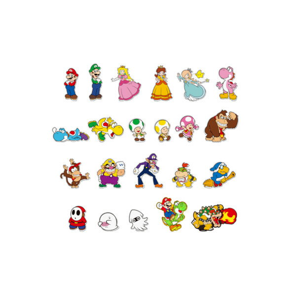 【送料無料】スーパーマリオキャラマグネッツパート2　全22種バンダイキャンディトイ　食玩