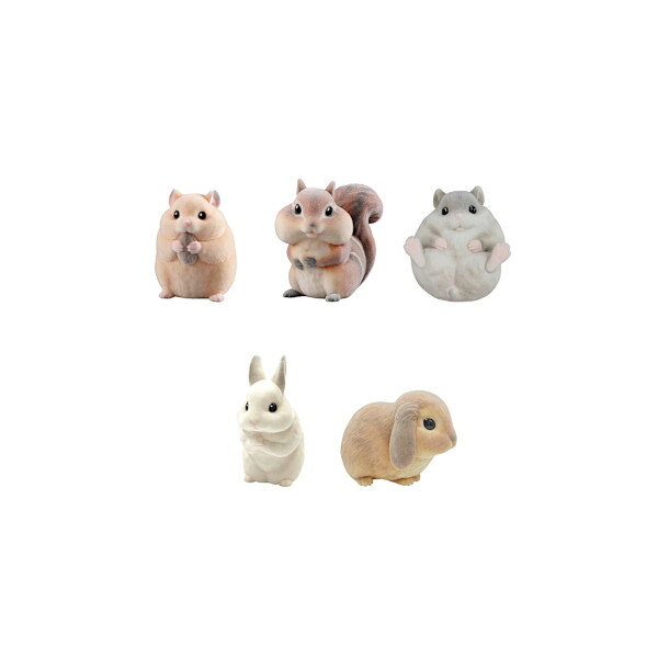 てのりフレンズもふもふ・てのりフレンズパート2　より　5種バンダイキャンディトイ　食玩