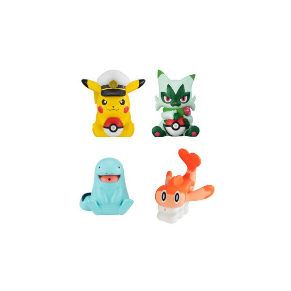 Rakuten - ポケットモンスターポケモン みずでっぴゅ～より　4種バンダイキャンディトイ　食玩