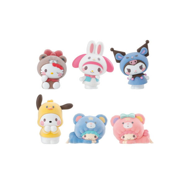 サンリオきぐるみ～ず サンリオキャラクターズ全6種バンダイキャンディトイ　食玩のサムネイル