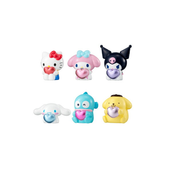 Rakuten - サンリオぷっくりバルーンマスコットサンリオキャラクターズ全6種バンダイキャンディトイ　食玩