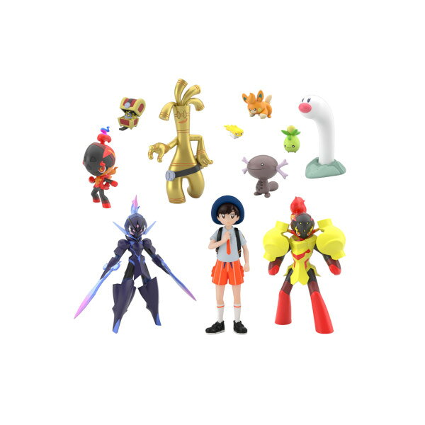 Rakuten - 【送料無料】ポケットモンスターポケモンスケールワールドパルデア地方2　セット(全6種(11体)入り)バンダイキャンディトイ　食玩