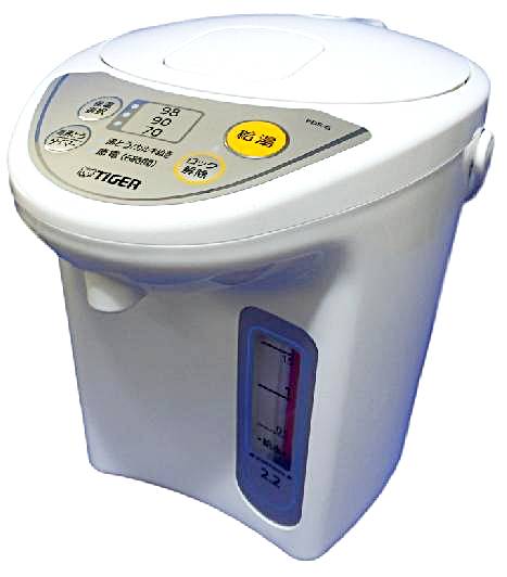 電気ポット　タイガー　PDR-G220-WU　2.2L　アーバンホワイト　2016年製　