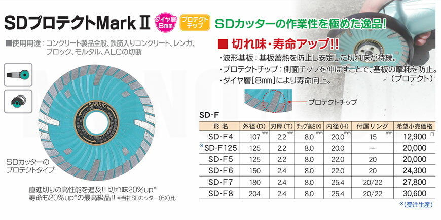 ������������ɹ��� SD�ץ��ƥ���Mark2 SD-F6
