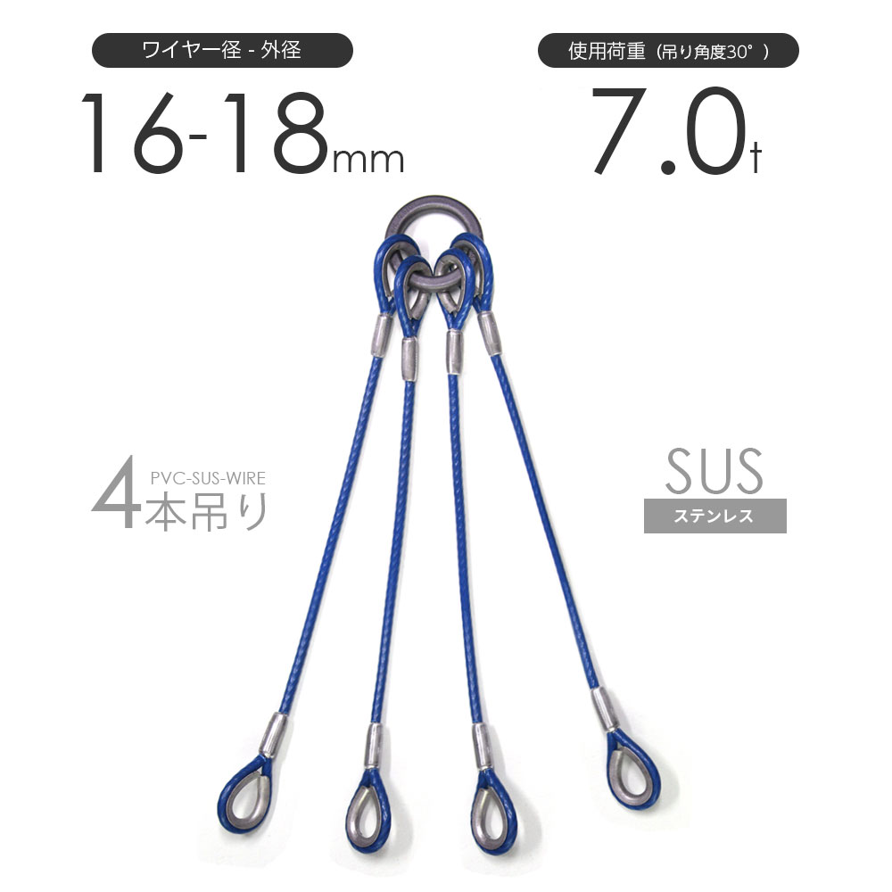 4ߤӥˡʤƥ쥹̳ݤ磻䡼 16-18mm(7x19 SUS304) ӥ˥ȥ磻䡼 ʤ磻䡼 ӥˡ봬 ӥ...