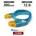 ブルースリング 幅300mm 両端アイ形 4E JIS4等級ベルトスリング 12.5t / メーカー テザック TESAC 4等級 JIS規格 日本製 国産 ス...