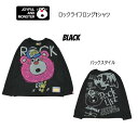 【秋の新作】ジャム ロックライフ ロングTシャツ 5125025トップス Tシャツ 長袖 クマテンチョー JAM90cm 100cm 110cm 120cm 130cm 140cm 150cm