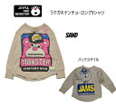 【秋の新作】ジャム ラクガキテンチョー ロングTシャツ 5125024トップス Tシャツ 長袖 クマテンチョー JAM90cm 100cm 110cm 120cm 130cm 140cm 150cm