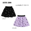 【50 OFF SALE】シスタージェニィ ロゴ総柄シアースカート 02122315jenni JENNI SISTERJENNI ジェニー 子供服 キッズ ジュニア