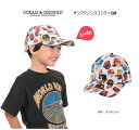 【20%OFF】オーシャン&グラウンド キャップ サンフランシスコ シティCAP 4513103大谷君柄 帽子 キャップ 総柄 個性的 通園 通学48cm 50cm 52cm 54cm 56cm