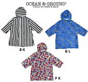 【30%OFF】【メール便可】オーシャン&グラウンド 総柄レインコート 1824601 OCEAN&GROUND(4)