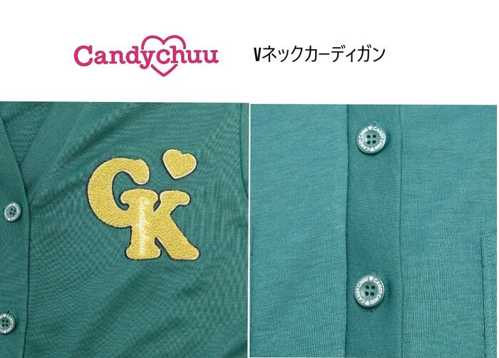 【最終セール】【70％OFF】キャンディチュウ Candychuu Vネックカーディガン 20340...