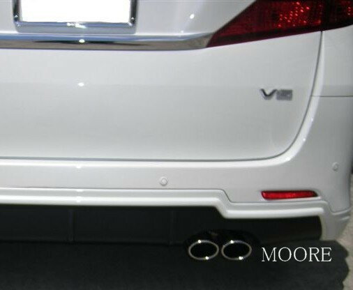 GGH20W/GGH25W/ANH20W/ANH25Wアルファードヴェルファイア各グレード対応オーバル2本出しマフラー【オールステンレス製】