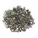 ハトメ#200(内径4mm 外径7.5mm) 200組セット 【 日本製 】 |アンティークゴールド シルバー(ニッケル) ゴールド(真鍮無垢 - キリンス仕上...