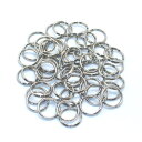 押二重リング 16mm シルバー(ニッケル) 50個セット 【 日本製 】 | 金具 レザークラフト 手芸 副資材 ハンドクラフト パーツ 手作り ハンドメイド