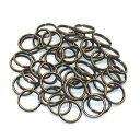 押二重リング 20mm アンティークゴールド 50個セット 【 日本製 】 | 金具 レザークラフト 手芸 副資材 ハンドクラフト パーツ 手作り ハンドメイド...