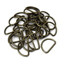 Dカン 4×40mm アンティークゴールド 30個セット 【 日本製 】 | 金具 レザークラフト 手芸 副資材 ハンドクラフト パーツ 手作り ハンドメイド ...