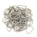 Dカン 3×30mm シルバー(ニッケル) 50個セット 【 日本製 】 | 金具 レザークラフト 手芸 副資材 ハンドクラフト パーツ 手作り ハンドメイド