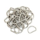 Dカン 4×30mm シルバー(ニッケル) 30個セット 【 日本製 】 | 金具 レザークラフト 手芸 副資材 ハンドクラフト パーツ 手作り ハンドメイド