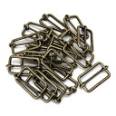 一本線送り(移動カン) 4×40mm アンティークゴールド 20個セット 【 日本製 】 | 金具 レザークラフト 手芸 副資材 ハンドクラフト パーツ 手作り...
